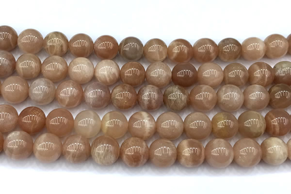 CMS2113 15 inches 10mm round moonstone beads