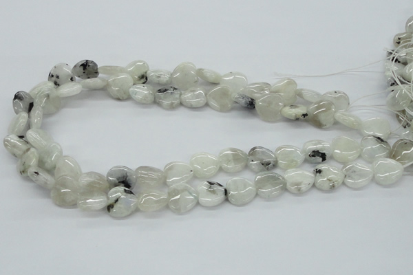 CMS213 15.5 inches 14*14mm heart moonstone gemstone beads wholesale