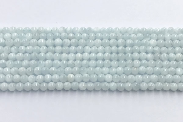 CMS2143 15 inches 4mm round blue moonstone beads