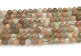 CMS2273 15 inches 6mm round rainbow moonstone gemstone beads