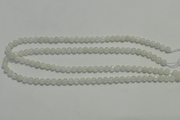 CMS250 15.5 inches 6mm round natural moonstone gemstone beads