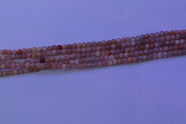 CMS501 15.5 inches 4mm round moonstone beads wholesale