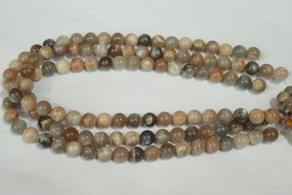 CMS504 15.5 inches 10mm round moonstone beads wholesale