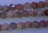 CMS580 15.5 inches 5*6mm faceted nuggets moonstone gemstone beads
