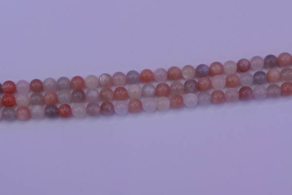 CMS621 15.5 inches 6mm round rainbow moonstone beads wholesale