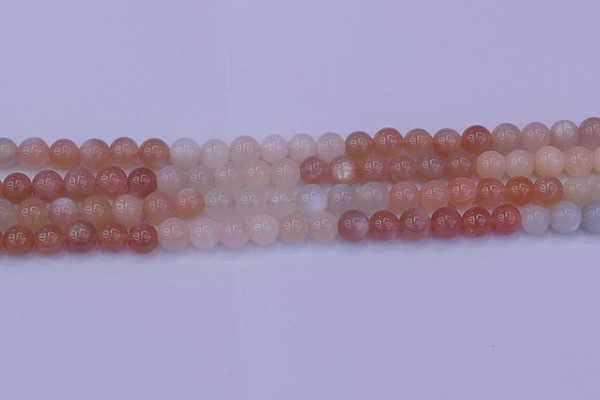 CMS632 15.5 inches 8mm round rainbow moonstone gemstone beads