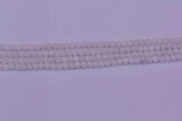 CMS640 15.5 inches 4mm round white moonstone beads wholesale