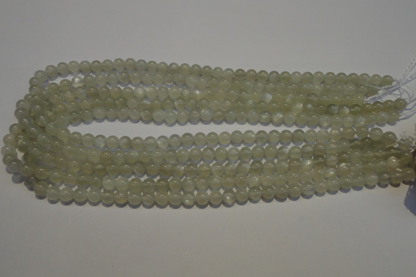 CMS651 15.5 inches 6mm round grey moonstone beads wholesale