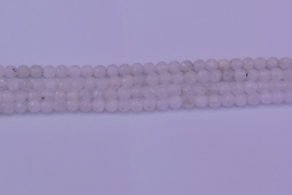 CMS661 15.5 inches 6mm faceted round white moonstone beads