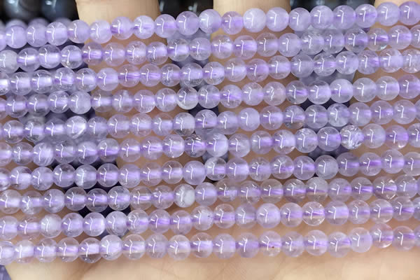 CNA1140 15.5 inches 4mm round lavender amethyst beads wholesale