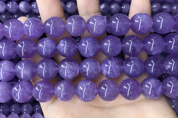 CNA1145 15.5 inches 14mm round lavender amethyst beads wholesale