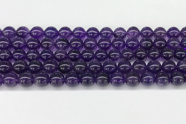 CNA1152 15.5 inches 8mm round natural amethyst gemstone beads