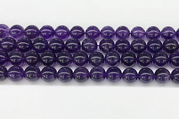 CNA1153 15.5 inches 10mm round natural amethyst gemstone beads