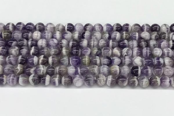 CNA1155 15.5 inches 6mm round natural dogtooth amethyst beads