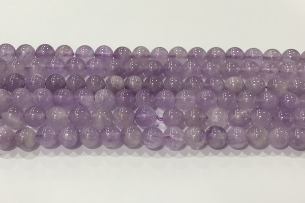 CNA1231 15.5 inches 8mm round lavender amethyst gemstone beads