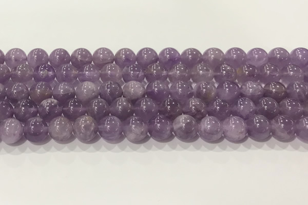CNA1232 15.5 inches 10mm round lavender amethyst gemstone beads