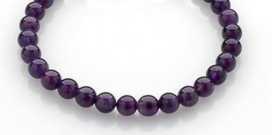 CNA13 15 inch 6mm round natural amethyst quartz beads Wholesale