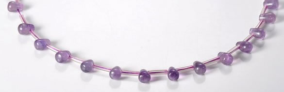 CNA23 6*9mm teardrop A+ grade natural amethyst beads Wholesale