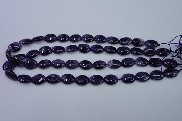 CNA275 15.5 inches 12*16mm oval natural amethyst beads wholesale