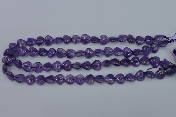 CNA282 15.5 inches 12*12mm heart natural amethyst beads wholesale