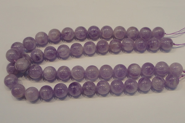 CNA303 15.5 inches 14mm round natural lavender amethyst beads