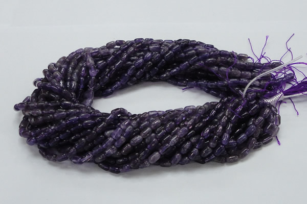 CNA33 15.5 inches 5*8mm rice grade A natural amethyst beads