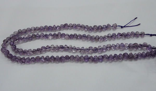 CNA39 15.5 inches 6*9mm pig-shaped grade A natural amethyst beads