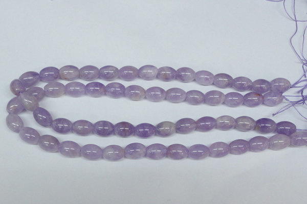 CNA412 15.5 inches 10*14mm rice natural lavender amethyst beads