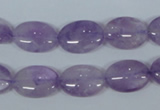 CNA446 15.5 inches 13*18mm oval natural lavender amethyst beads