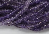 CNA59 15.5 inches 3*5mm faceted rondelle grade A natural amethyst beads