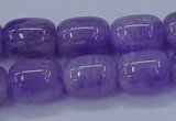 CNA716 15.5 inches 10*14mm drum lavender amethyst beads