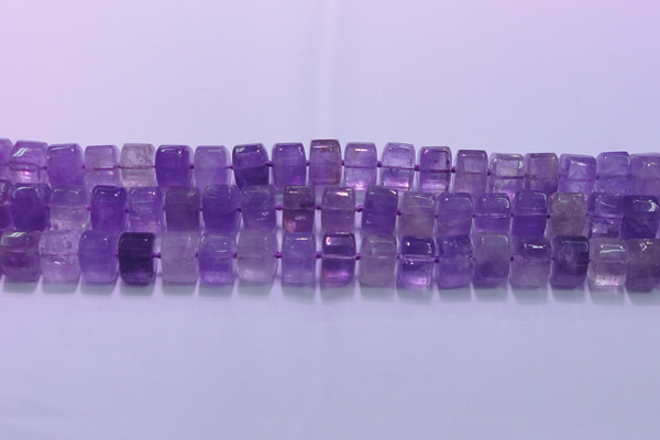 CNA902 15.5 inches 11*15*15mm faceted triangle natural amethyst beads