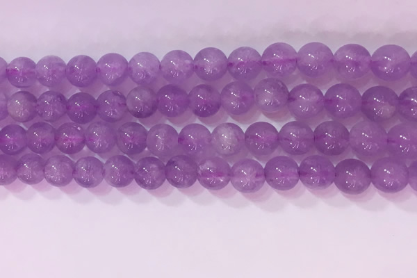 CNA954 15.5 inches 8mm round natural lavender amethyst beads