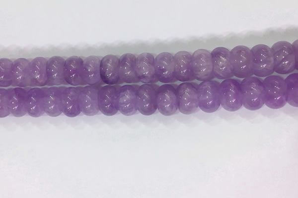 CNA971 15.5 inches 8*12mm faceted rondelle lavender amethyst beads
