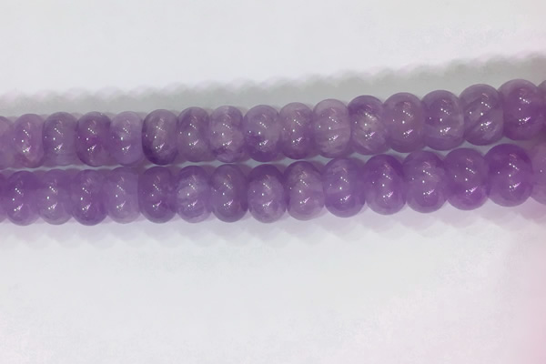 CNA972 15.5 inches 9*12mm faceted rondelle lavender amethyst beads