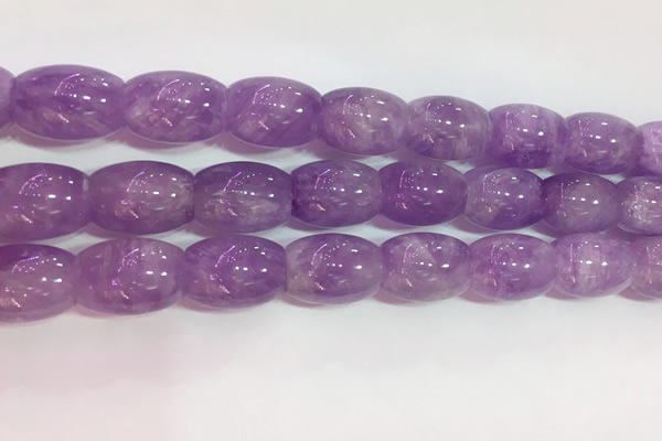 CNA978 15.5 inches 13*18mm drum natural lavender amethyst beads