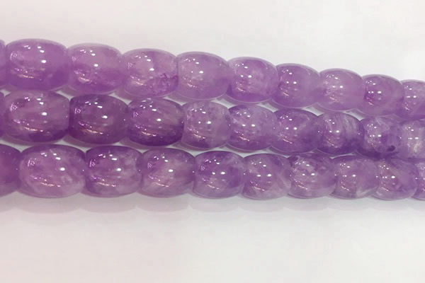 CNA982 15.5 inches 16*16mm drum natural lavender amethyst beads