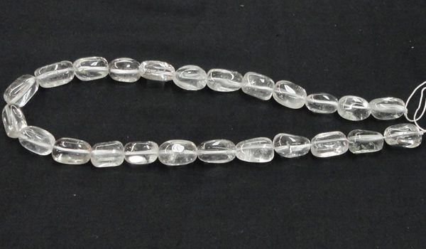 CNC22 10*16mm nugget grade AB natural white crystal beads