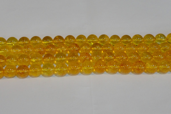 CNC405 15.5 inches 14mm round dyed natural white crystal beads