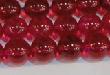 CNC413 15.5 inches 10mm round dyed natural white crystal beads