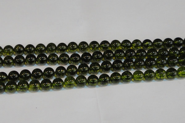 CNC433 15.5 inches 10mm round dyed natural white crystal beads