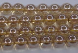 CNC500 15.5 inches 4mm round dyed natural white crystal beads
