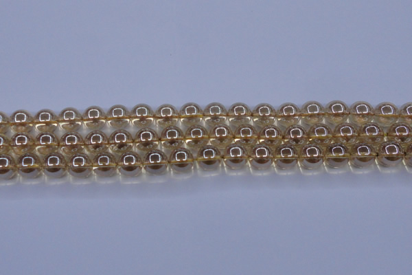 CNC503 15.5 inches 10mm round dyed natural white crystal beads