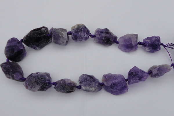 CNG1006 15.5 inches 15*25mm - 25*30mm nuggets dogtooth amethyst beads