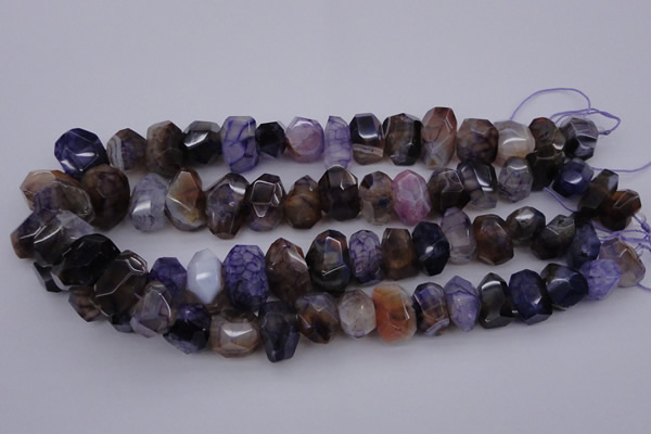 CNG1071 15.5 inches 10*14mm - 15*20mm faceted nuggets agate beads