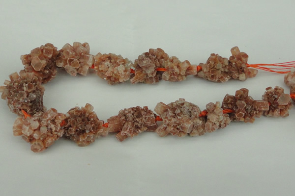 CNG1082 15.5 inches 20*25mm - 25*35mm nuggets red quartz beads