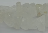 CNG1128 15.5 inches 8*12mm - 13*18mm nuggets white crystal beads