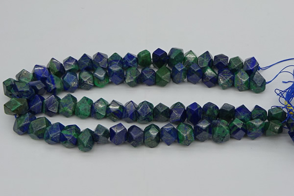 CNG1148 15.5 inches 10*14mm - 13*18mm faceted nuggets chrysocolla beads