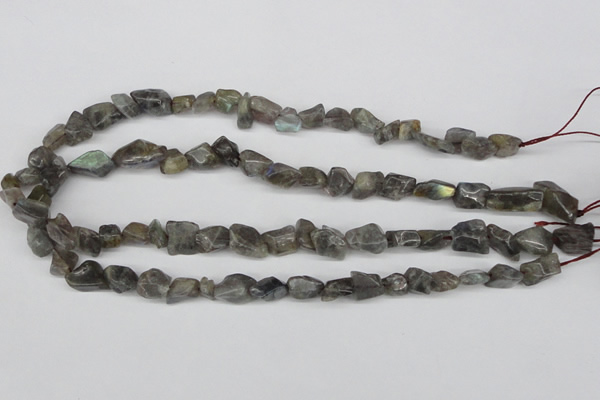 CNG12 15.5 inches 8*14mm nuggets labradorite gemstone beads
