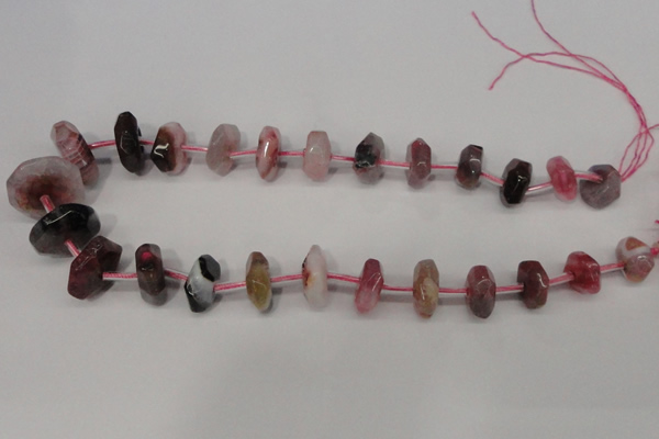 CNG1376 15.5 inches 8*14mm - 10*30mm faceted nuggets agate beads